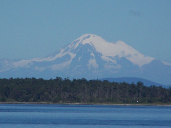 Beautiful Mount Baker viewed from all over Victoria